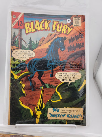 Lot Of 3 Black Fury Comic Books, 1964 & 1965 Good Cond. Ungraded.
