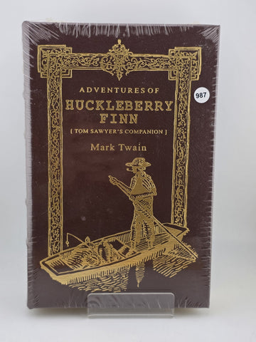 Mark Twain - Adventures Of Huckleberry Finn - Hardbound Leather SEALED