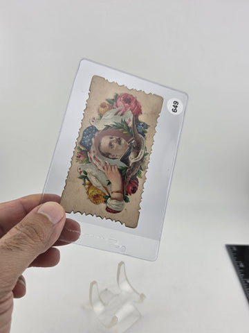 1880s-1890s Grover Cleveland 22nd & 24th U.S. President Decorative Calling Card