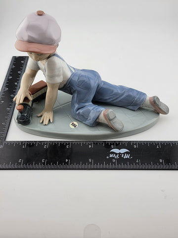 Rare Vintage Lladro #7619 All Aboard Porcelain Figurine 1992 Collectors Society.