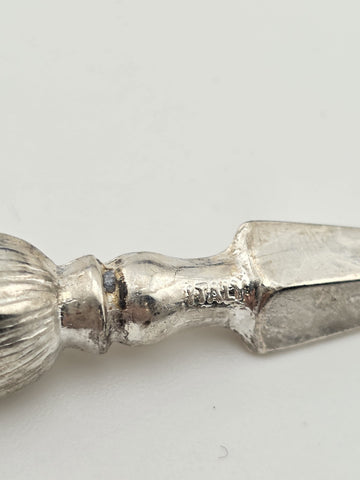 Towle Italy Figural Corn Cob Holders Set 24 Silverplate Original Box