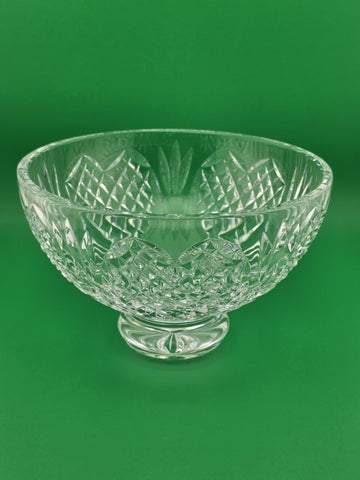 Waterford Crystal Wedding Heirloom 8" Footed Bowl - New  no box-Made in Ireland