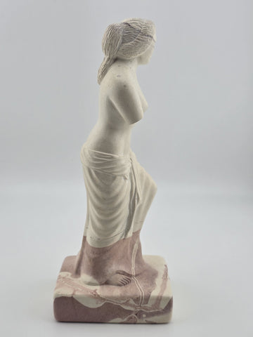 Vintage Venus de Milo Aphrodite Greek Goddess Chalkware Plaster Statue 8.5"