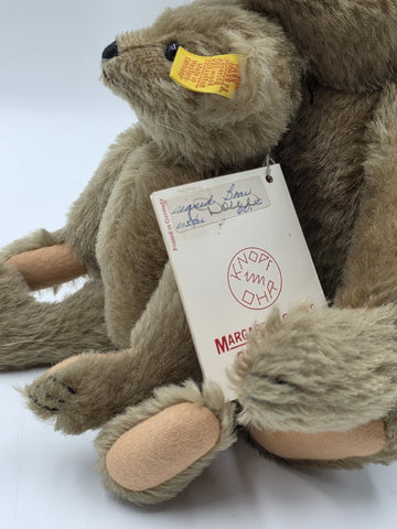 Rare Set Of 3 1982 Steiff Museum Teddy Bear Hand Signed Mohair Giengen Brenz