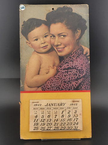 Rare Antique Collectible CALENDAR Advertising 1942 PHILLIPS 66 Complete Year.