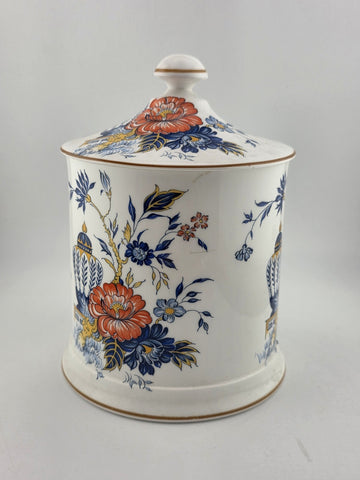 Antique Crown Staffordshire Sugar Dish Mustard Pot Rare Pattern. VG Condition