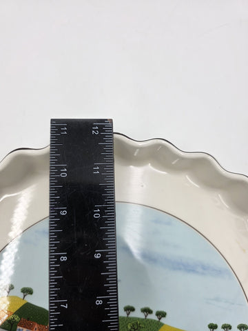 Villeroy & Boch Naif Wedding Scene Large, Crimped Body Tart Baking Dish