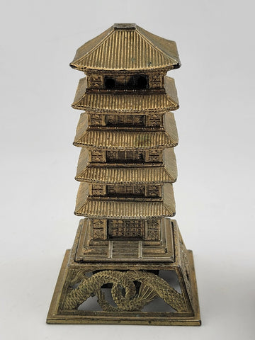 Lot Of 2 Antique Asian Themed Incense Burners. Chinese And Japanese Temples.