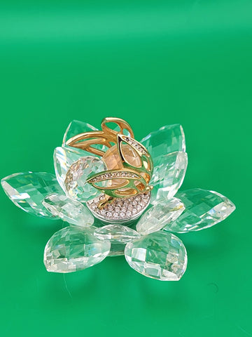 Vintage Swarovski Crystal "In Flight" Series - Bee Gold 7553NR100 (Retired) EUC
