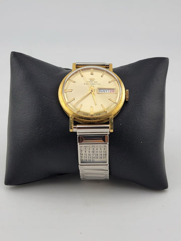 Vintage CIMEQA Agromatic 25 Men’s Watch. Gold Tone, Manual Movement SWISS. Works