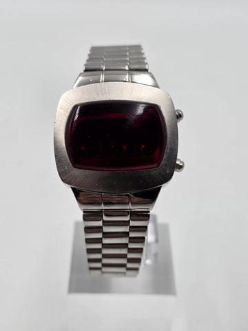 Rare Vintage 1960s Eagle USA EA101 LED Digital Watch Red Display Space Age Works