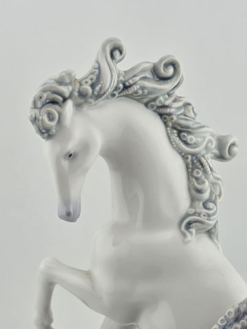 Ultra Rare Lladro Spain Retired 01008063 TRITON I -Glazed Finish Ltd. Ed. Mint.