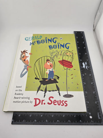 Vintage Hardcover: Gerald  Mc. Boing Boing book Dr. Seus 1st Book edition