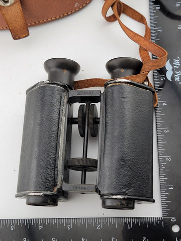 Rare Antique 1900's Germany CP GOERZ of Berlin Trieder 12x Twin-Wheel BINOCULARS