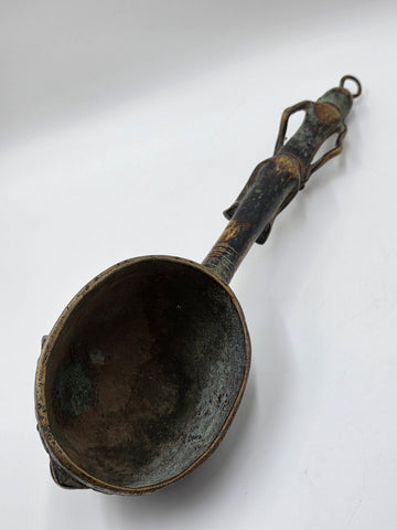 Rare Authentic Ashanti African Bronze Unity Cup Fertility Family Tribe Sculpture