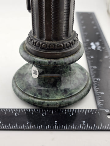 Vtg Mathurin Moreau BRONZE CUPID with LOVE Birds Marble Base Statue Sculpture