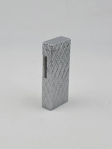 Rare OOK Kreisler KS1 Lighter Silver Toned Diamond Pattern. Japan. Untested.