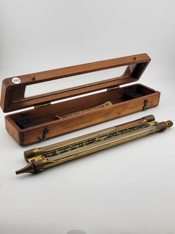 Rare Antique Louis Eitzen Visgage Oil Viscosity Comparator Instrument w/ Case