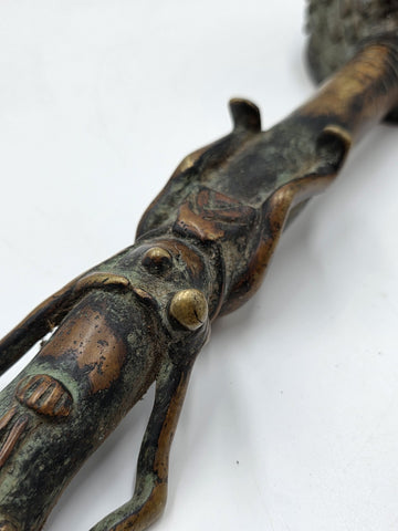 Rare Authentic Ashanti African Bronze Unity Cup Fertility Family Tribe Sculpture