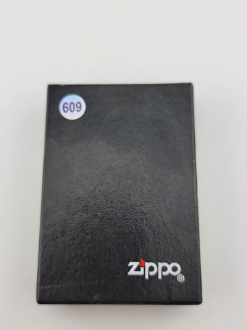 UNFIRED 1995 SOLID BRASS ZIPPO WIND PROOF LIGHTER GREAT AMERICAN TRAIN W BOX