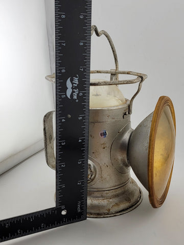Railroad Coal Miner's Lantern Lamp-Delta Electric Co. Powerlite C 1950. Untested