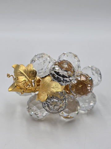 Vintage Swarovski Silver Crystal Grapes 7550 NR 30015 Austria Original Box