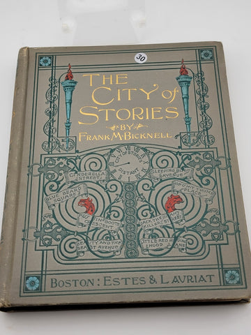 Rare 19th C One Of A Kind "The city of Stories 1897. Frank M. Bicknell.