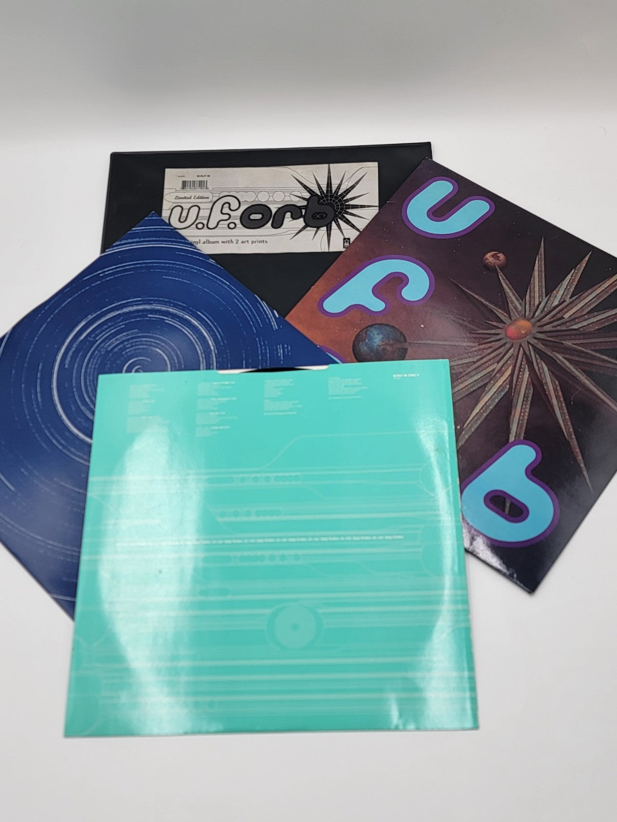 Rare The Orb U.F.Orb Ltd Ed PVC Sleeve 2xVinyl LP & 12" Big Life BLRLA18 1992