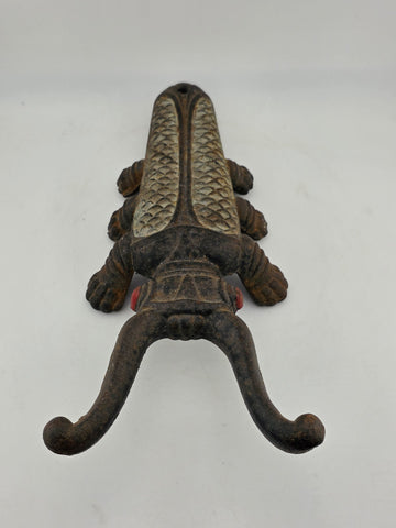 Antique Cast Iron Scarab Beetle Boot Jack Mfd. Spaulding Metal Works Nashua NH