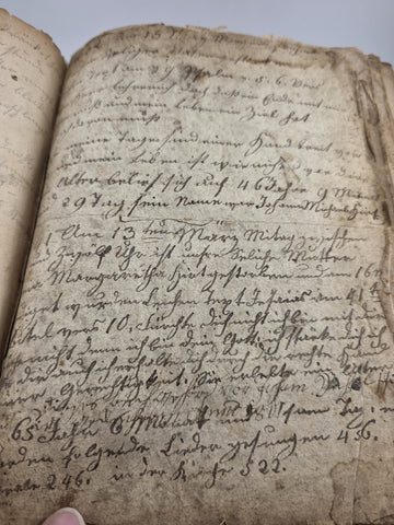 RARE Complete 1748 German Luther Bible – 4" Folio – Erhard, Tübingen. Solid Cond