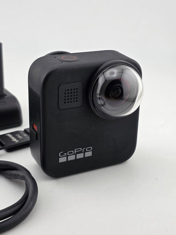 GoPro MAX 360 Camera + 3 Batteries Charger Bundle Tested Working Used Twice Only