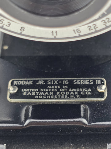 KODAK JUNIOR SIX-16 SERIES III 128/6.3 KODAK ANASTIGMAT. Excellent Cond.