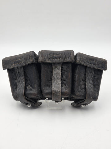 WWII German 1939 K98 Ammo Pouch Stb II./A.R.39 Artillery Regiment 39 Leather