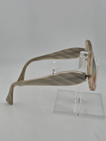 Vintage Jean Lafont Paris “Pacifique” Oval Light Shade glasses 42 France.