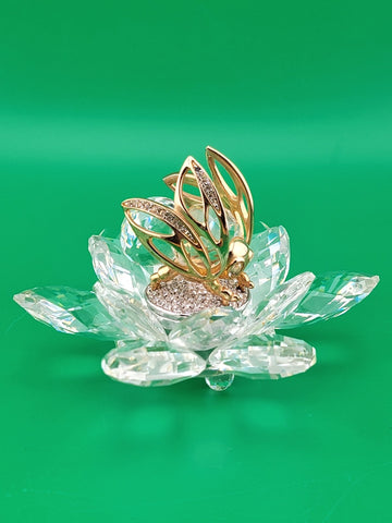 Vintage Swarovski Crystal "In Flight" Series - Bee Gold 7553NR100 (Retired) EUC