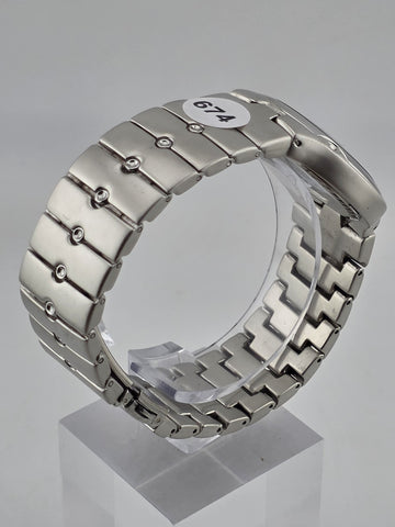 Movado Swiss Quartz 86.A1.816.2 Stainless Steel Museum Dial Men’s Watch. Running