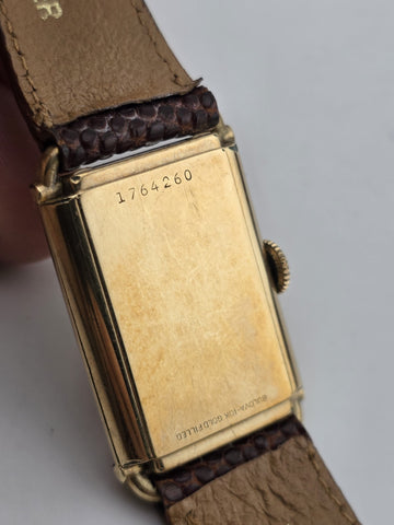 Antique 1941 Bulova President 10k GF Wristwatch. Phil Collins Estate. Read Works