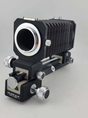 ASAHI PENTAX AUTO BELLOWS MINT COMPLETE 35mm CLOSE FOCUS MACRO CAMERA RAIL