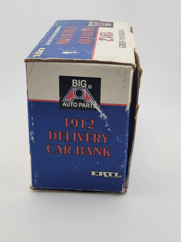ERTL Big A Auto Parts 1912 Delivery Locking Car Bank #7 Die Cast Metal 1/25 1993