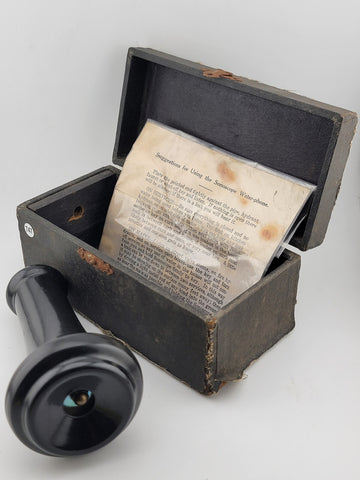 Ultra Rare One Of A Kind W.S. DARLEY CO. BAKELITE SONOSCOPE WATER PHONE AND CASE