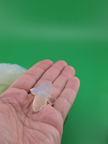 Set Of 3 Sabino France Opalescent Glass Bird Figurine Art Deco Signed Collection