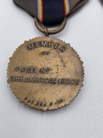 Vintage American Legion Officer Medals National Executive Vice Commander Lot
