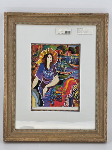 Patricia Govezensky Signed Limited Edition Serigraph 64/375 Framed Color W COA