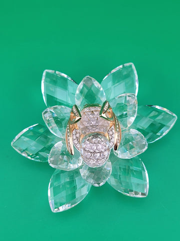 Vintage Swarovski Crystal "In Flight" Series - Bee Gold 7553NR100 (Retired) EUC