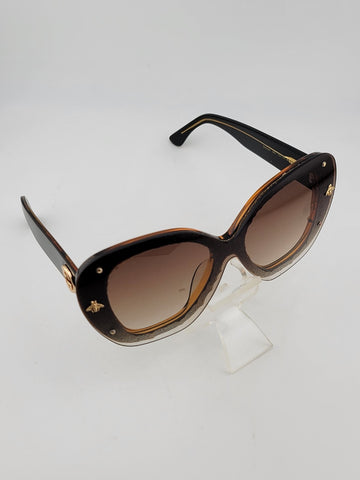 Rare Vintage Oversized Gucci Italy Womens Sunglasses GG2240 003 - 150-145.