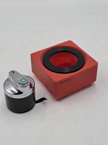 Rare 1970 Pierre Cardin Midcentury Red Plastic French Table Lighter. Untested