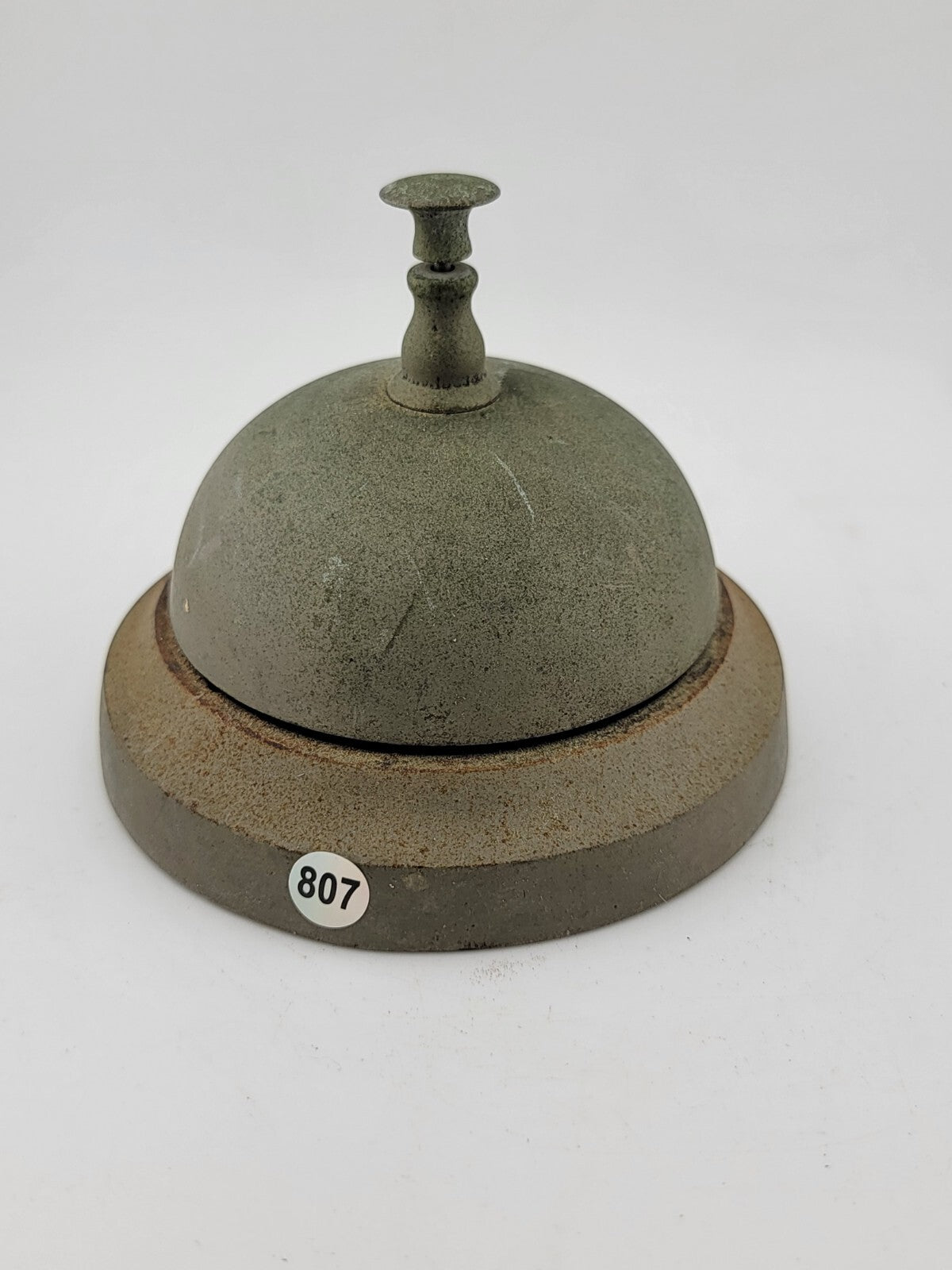 Antique 1863 Victorian Brass Hotel Counter Bell Service Bell Ship Bell. Working