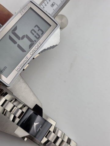 Movado 84.C1.415.A Swiss Quartz Stainless Steel Rectangular Museum Watch. 22mm.