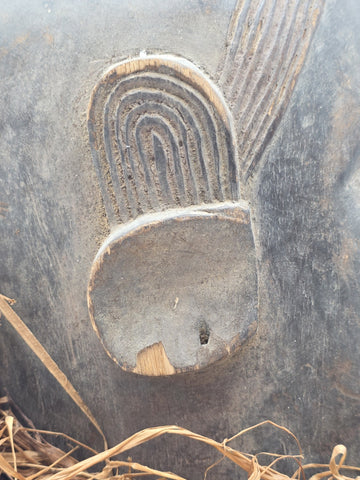 Authentic African Suku Tribal Helmet Mask Animal Totem – Congo Handcarved Wood