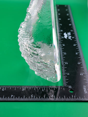 Rare Set Of 2 Mats Jonasson Fish And Bald Eagle MJ Sweden Art Glass Paperweights